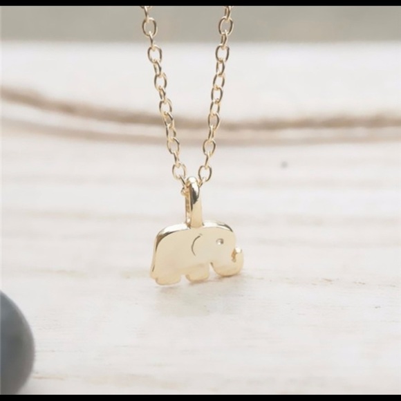 Golden Threads Jewelry - 🔥Elephant Necklace Dainty Gold